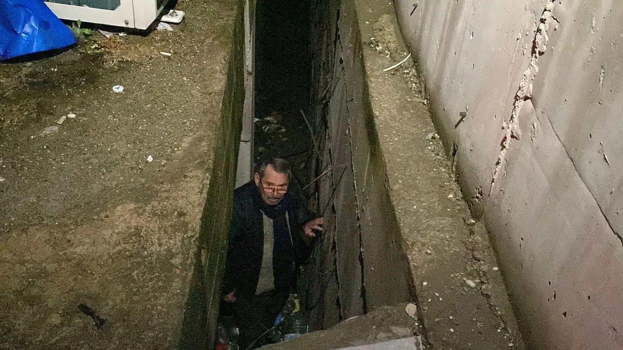 5 METRE AŞAĞI DÜŞTÜ, AFAD KURTARDI