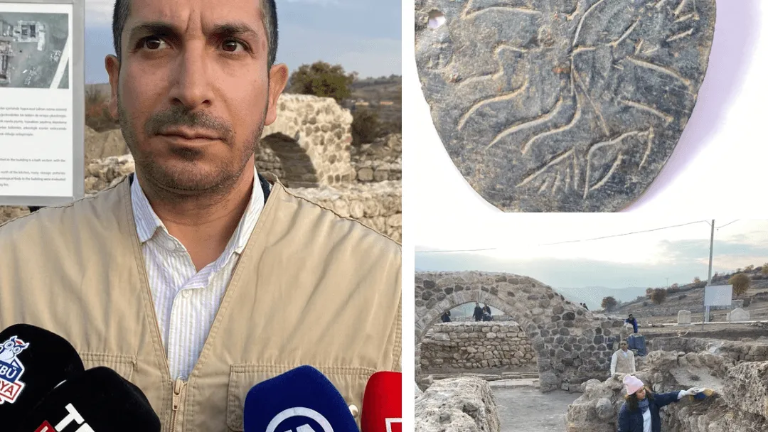 HADRİANOPOLİS’TE HZ.SÜLEYMAN’IN RESMEDİLDİĞİ KOLYE BULUNDU