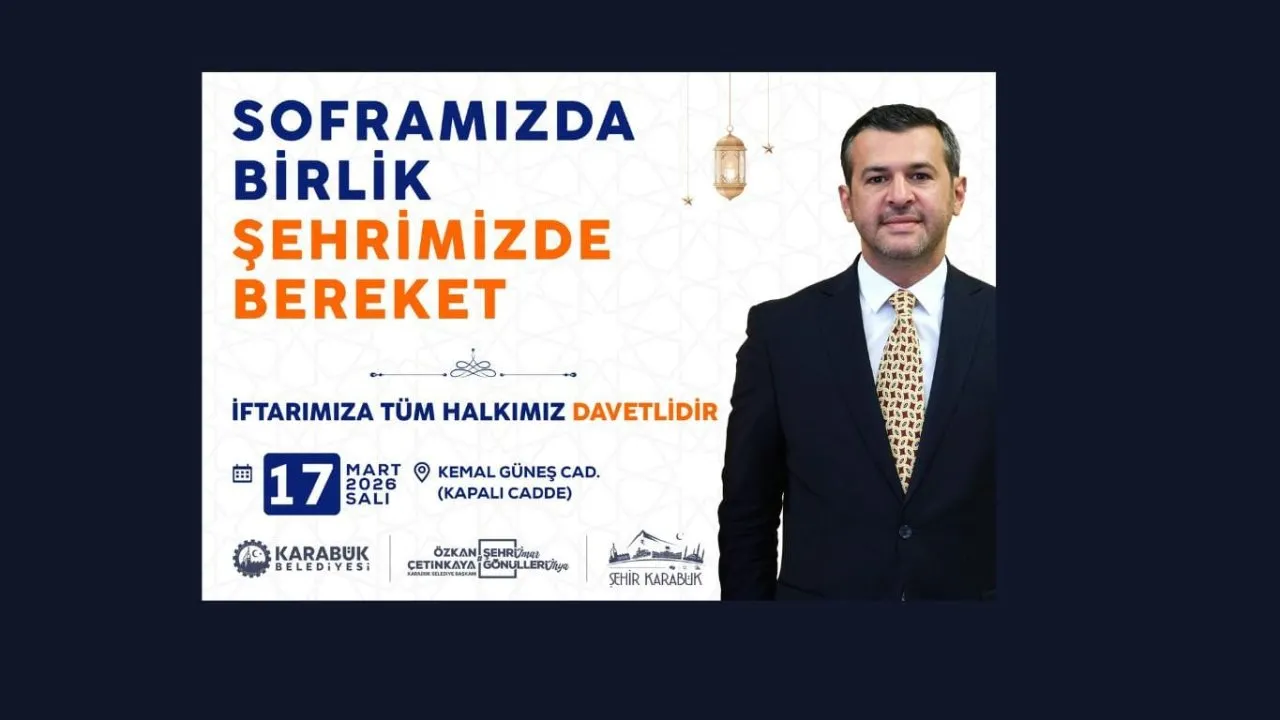 KARABÜK BELEDİYESİ’NDEN KEMAL GÜNEŞ CADDESİ’NDE BÜYÜK İFTAR BULUŞMASI