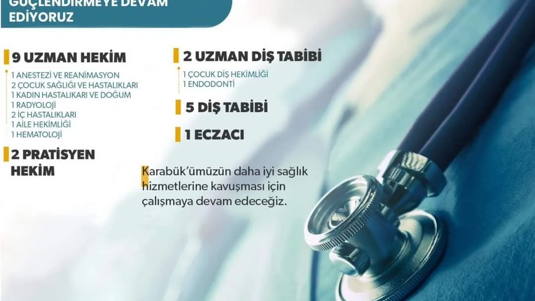 KARABÜK’E 19 SAĞLIK PERSONELİ ATANDI