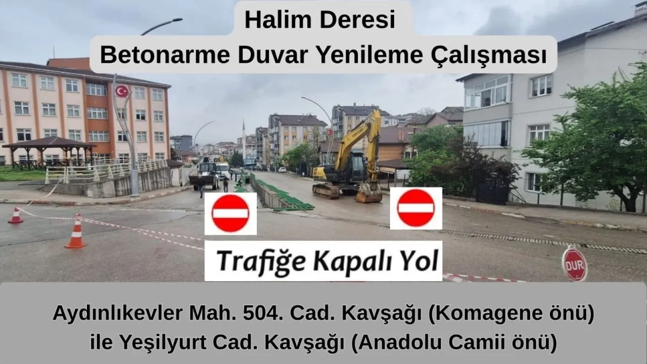 KARABÜK’TE TRAFİK DÜZENLEMESİ: TEVFİK FİKRET CADDESİ KISMEN TRAFİĞE KAPATILDI