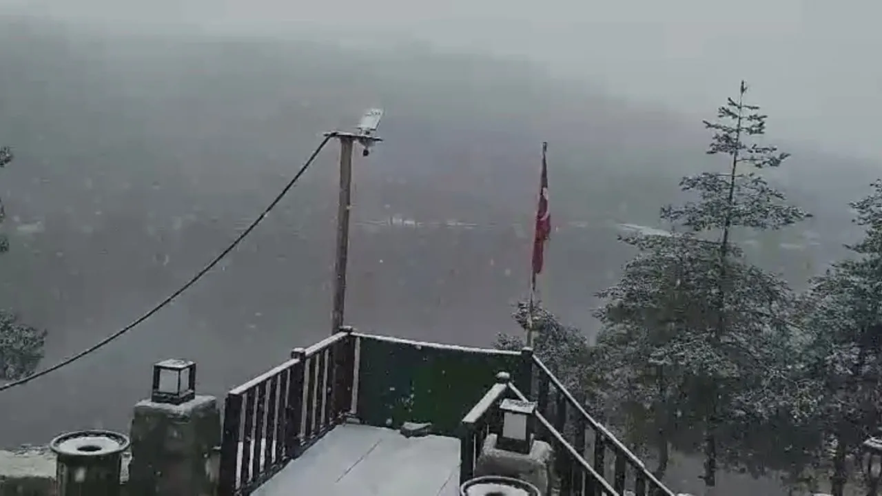 KARABÜK’TE YÜKSEK KESİMLER BEYAZA BÜRÜNDÜ