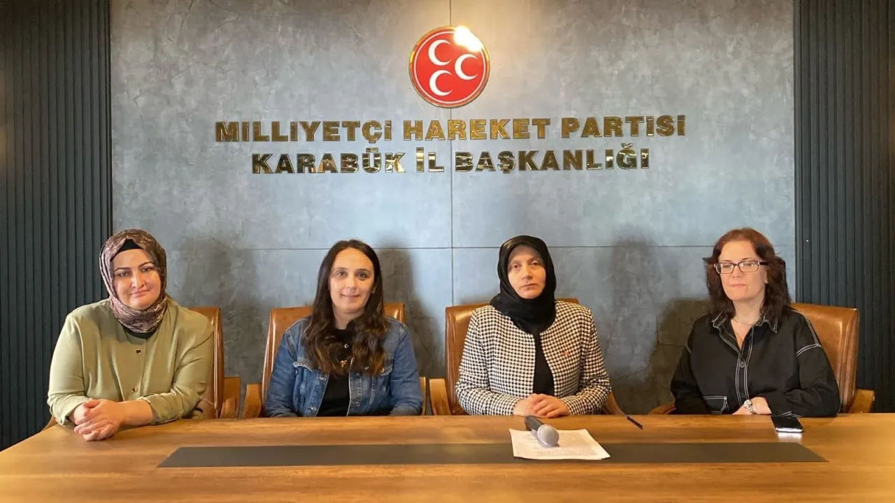 MHP KARABÜK TEŞKİLATINDAN 8 MART DÜNYA KADINLAR GÜNÜ AÇIKLAMASI