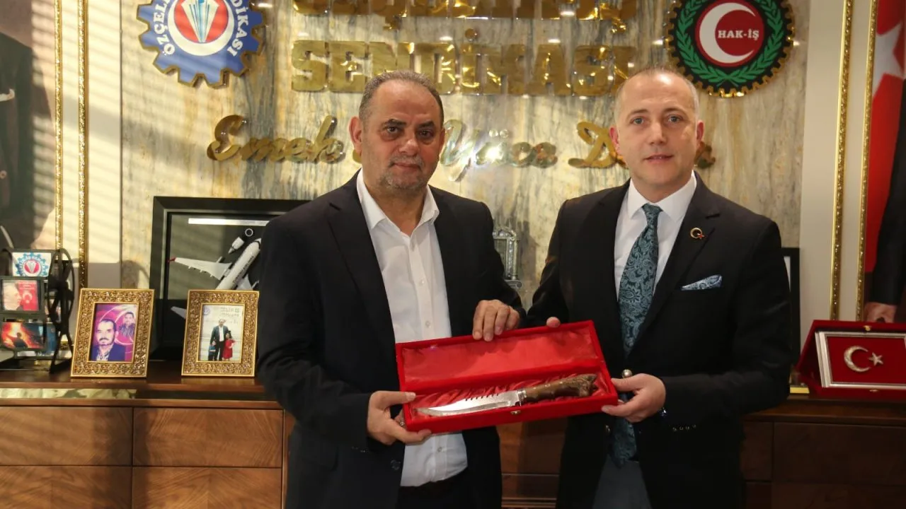MHP KARABÜK TEŞKİLATINDAN ÖZÇELİK-İŞ SENDİKASINA ANLAMLI ZİYARET