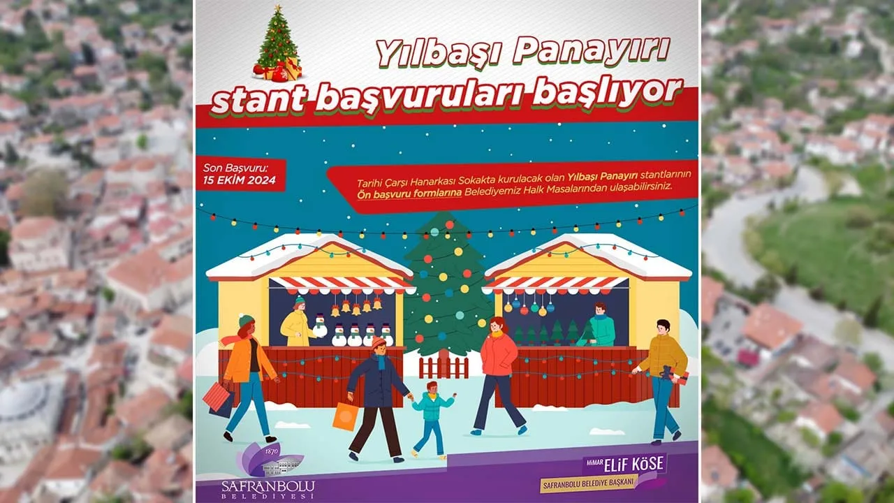 SAFRANBOLU’DA YILBAŞI PANAYIRI STANT BAŞVURULARI BAŞLADI