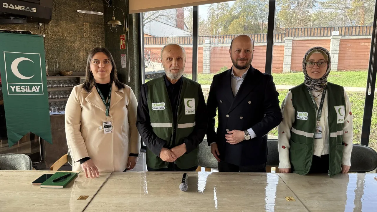 YEŞİLAY KARABÜK ŞUBE BAŞKANI USTAOĞLU BASIN MENSUPLARIYLA BULUŞTU