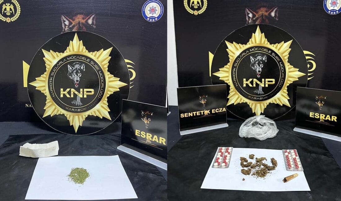 KARABÜK’TE UYUŞTURUCU OPERASYONLARI: 5 ŞÜPHELİ GÖZALTINA ALINDI Karabük'te düzenlenen iki ayrı uyuşturucu operasyonunda, 5 kişi gözaltına alındı.
