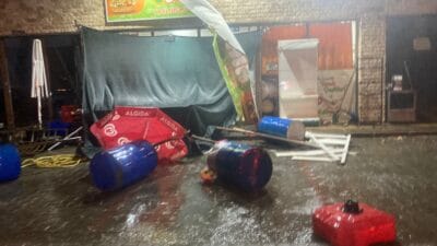 Karabük'te gök gürültüsü ve sağanak etkili oldu