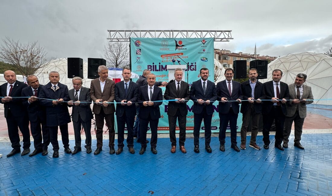 KARABÜK’TE BİLİM ŞENLİĞİ BAŞLADI Karabük'te bilim şenliği başladı