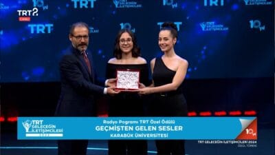 KARABÜK ÜNİVERSİTESİ ÖĞRENCİLERİNE TRT’DEN ÖDÜL