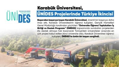 Karabük Üniversitesi (KBÜ), Gençlik Hizmetleri Genel Müdürlüğü tarafından yürütülen "Üniversite