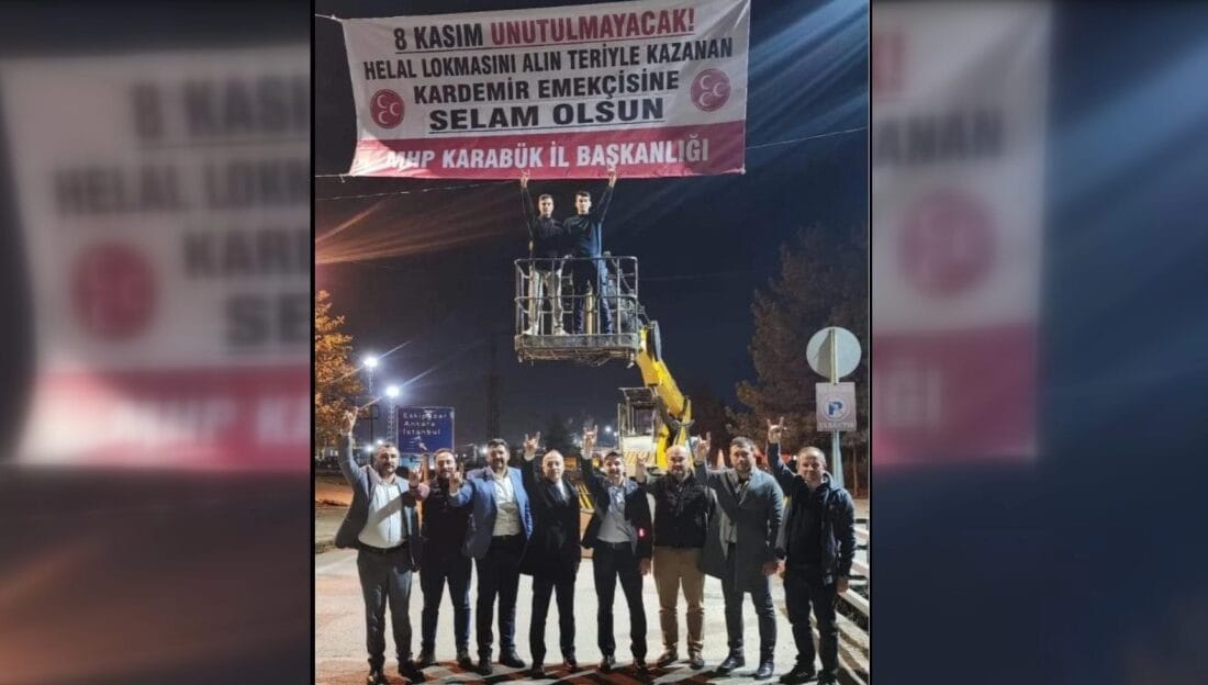 BAŞKAN GEDİKOĞLU’NDAN ANLAMLI 8 KASIM MESAJI Milliyetçi Hareket Partisi Karabük İl başkanı Cenk Gedikoğlu'ndan anlamlı 8