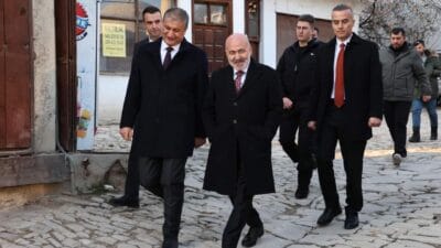 İçişleri Bakan Yardımcısı Mehmet Sağlam, Safranbolu’ya gerçekleştirdiği ziyaret kapsamında, tarihi