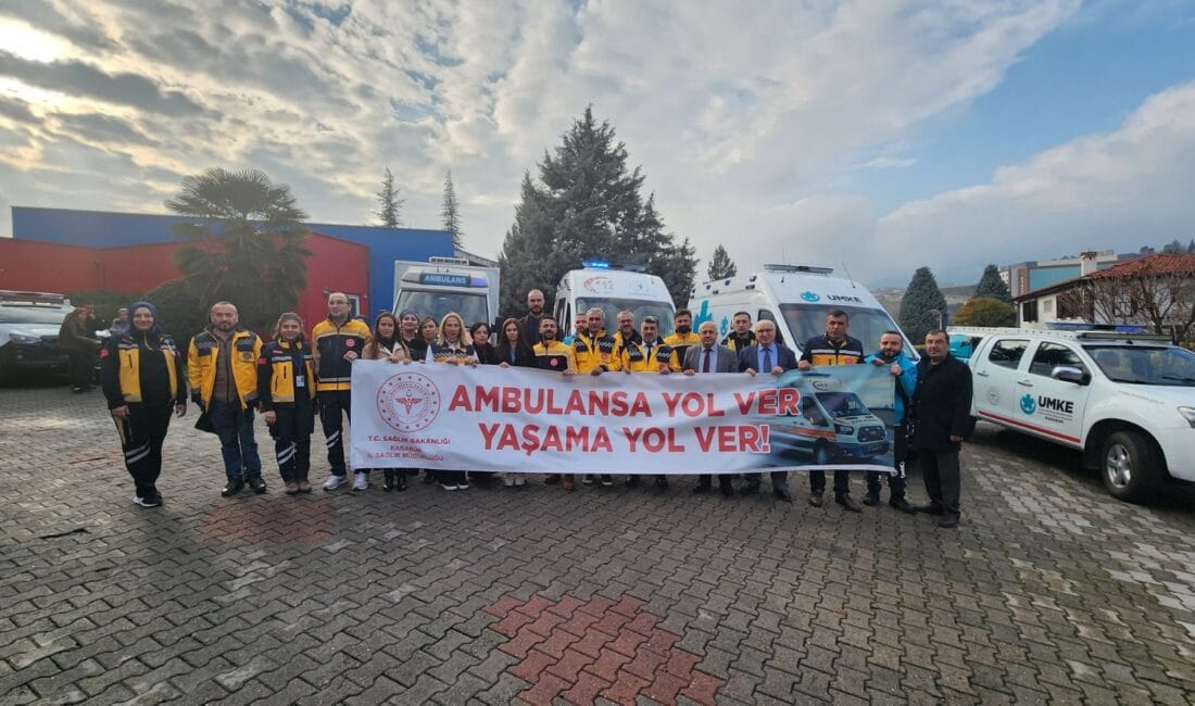“FERMUAR SİSTEMİ İLE YAŞAMA YOL VER” KAMPANYASI TANITILDI 1-7 Aralık Acil Sağlık Hizmetleri Haftası kapsamında, “Fermuar Sistemi ile