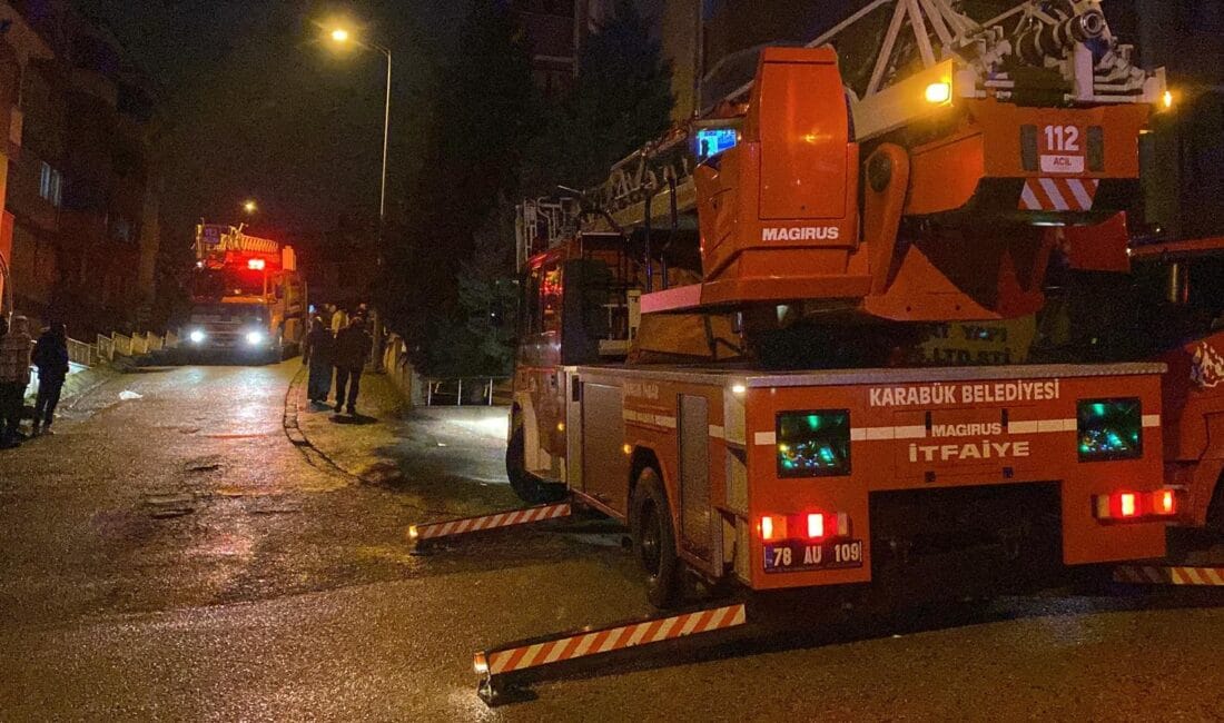 ÇAKMAK GAZINI ISITICININ ÜZERİNDE UNUTTU YANGIN ÇIKTI Karabük’te 5 katlı bir apartmanın giriş katında çıkan yangın meydana