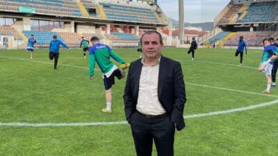 Asd Yapı Eflanispor kulüp başkanı İrfan Topçu ,Karabük İdman Yurdu