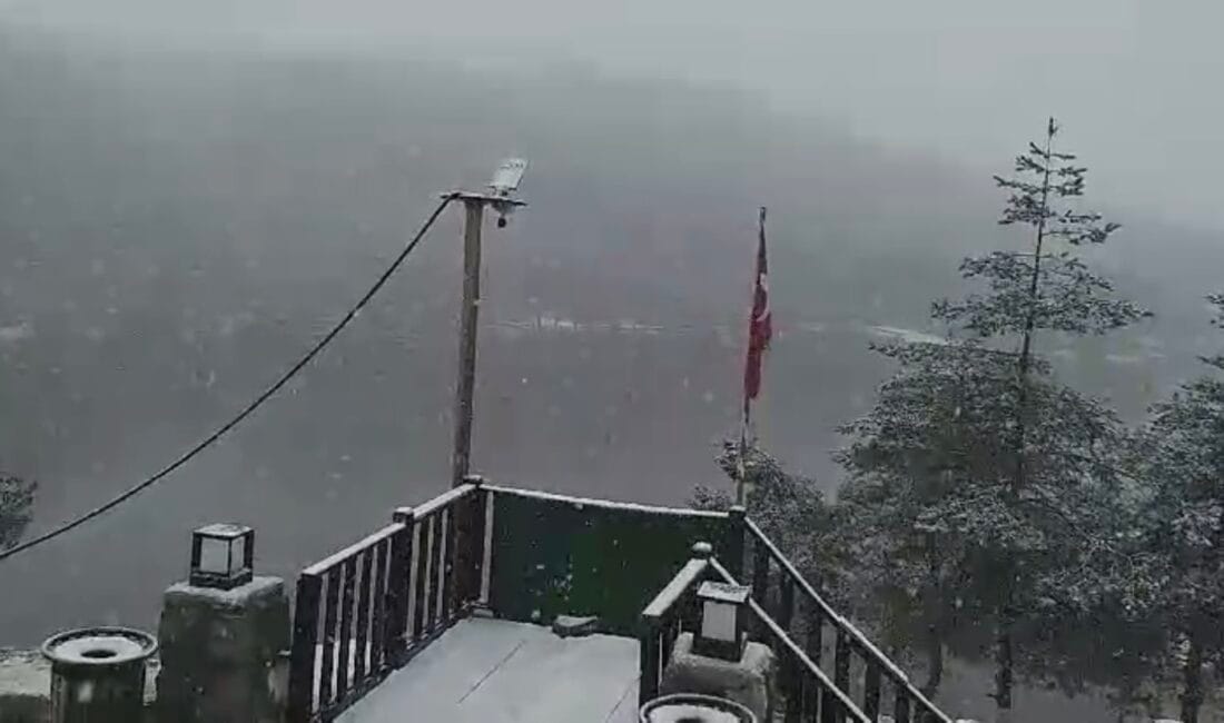 KARABÜK’TE YÜKSEK KESİMLER BEYAZA BÜRÜNDÜ Karabük’te yüksek kesimler karla kaplandı