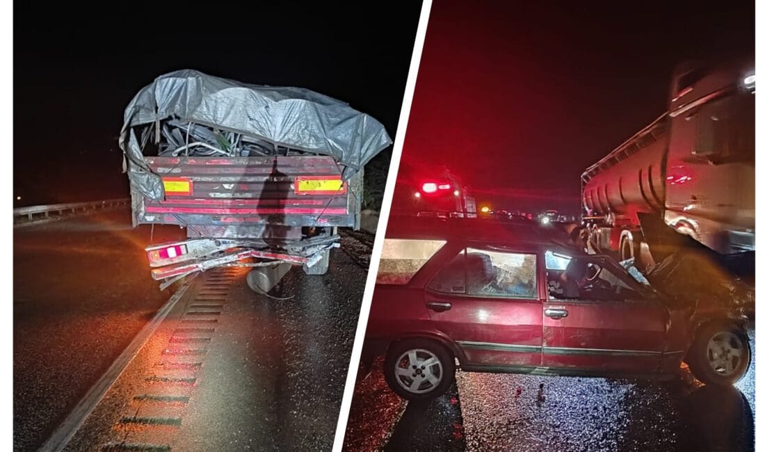 TIRA ARKADAN ÇARPTI, 1’İ AĞIR 3 YARALI 24 Aralık 2024 günü saat 19.20 sularında, Karabük'ün Gerede istikametindeki