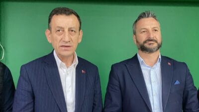 Eskipazar Belediye Başkanı Serkan Civa ve Yortan Belediye Başkanı Yılmaz