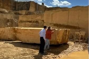 Karabük’ün önemli doğal zenginliklerinden biri olan “Eskipazar Sarı Traverten Taşı”