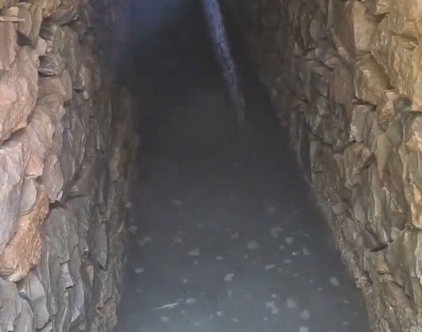 Karabük’ün Safranbolu ilçesinde yürütülen okul inşaatı kazısı sırasında tarihi bir