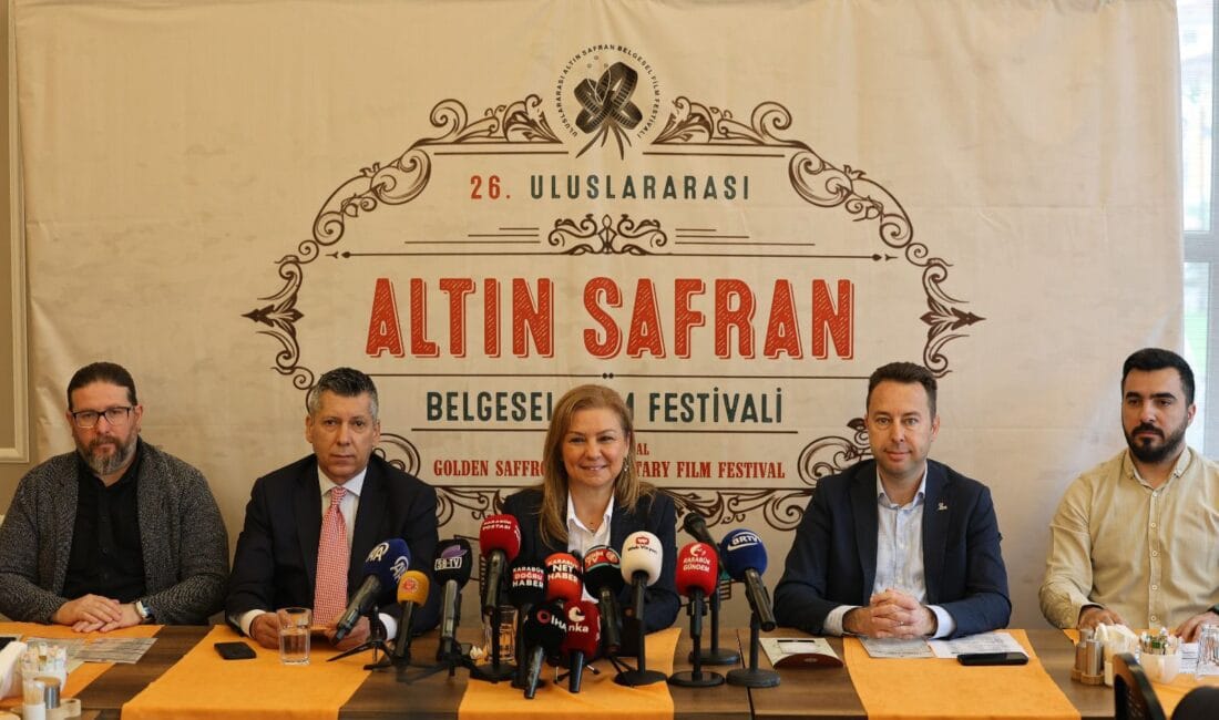 26. ALTIN SAFRAN BELGESEL FİLM FESTİVALİ BAŞLIYOR Safranbolu'nun uluslararası alanda tanıtımına büyük katkı sağlayan Altın Safran Belgesel