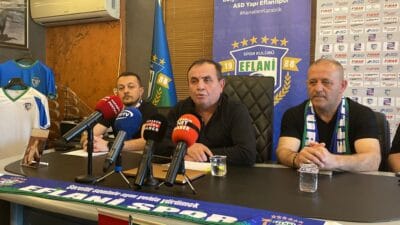 Karabük’ün amatör futbol kulüplerinden ASD Yapı Eflanispor’da sürpriz bir gelişme