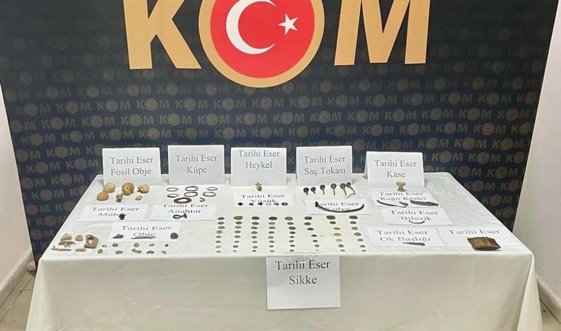 KARABÜK’TE TARİHİ ESER OPERASYONU: 3 KİŞİ HAKKINDA İŞLEM YAPILDI İl Emniyet Müdürlüğü Kaçakçılık ve Organize Suçlarla Mücadele (KOM) Şube