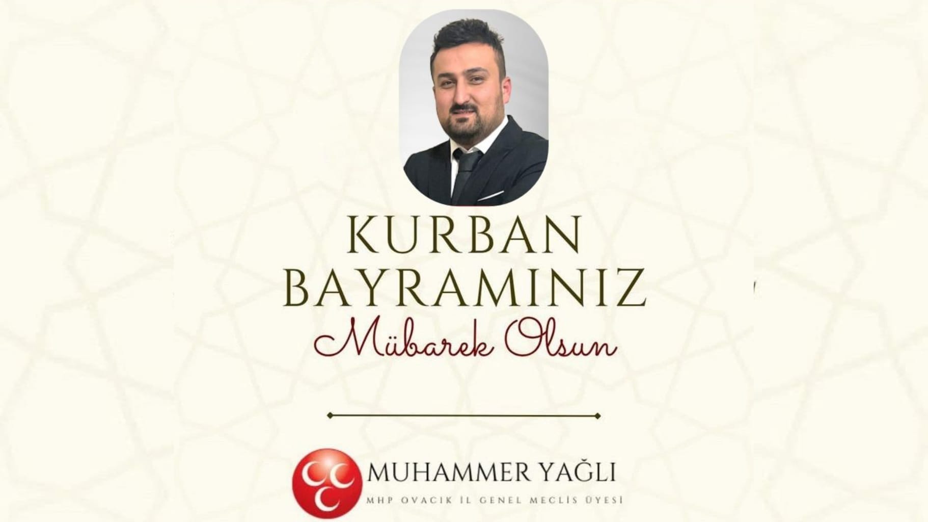 Milliyetçi Hareket Partisi (MHP) Ovacık İl Genel Meclis Üyesi Muhammer