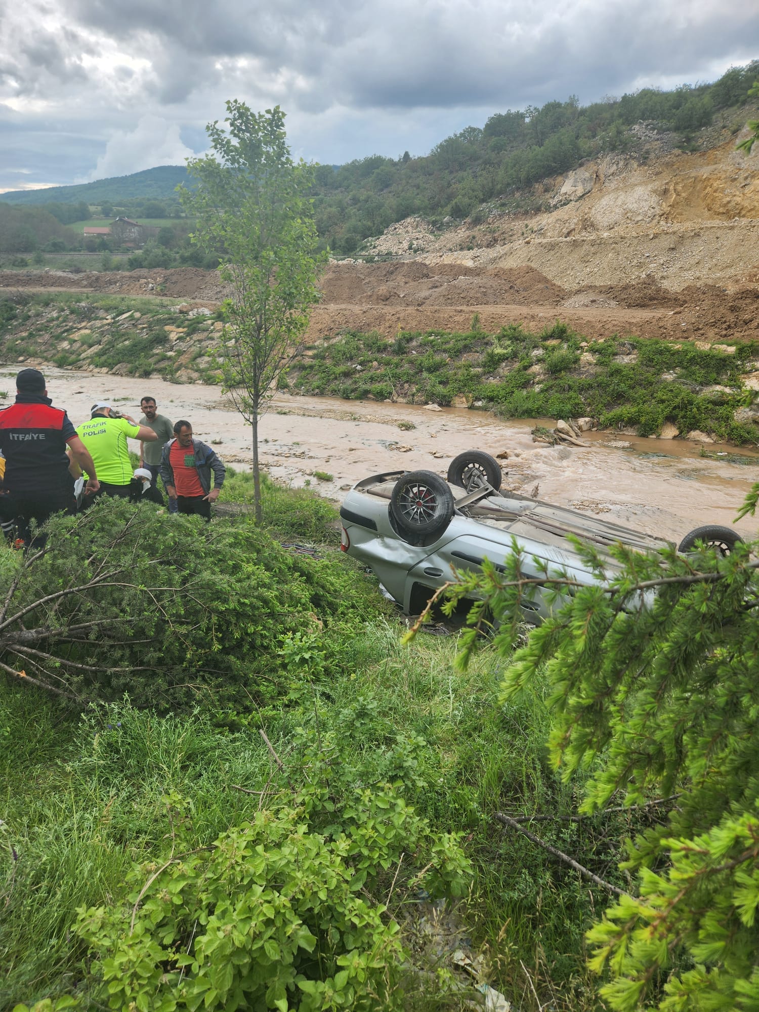Akşam üstü saat 17.00 sıralarında Karabük’ün Eskipazar ilçesinde meydana gelen