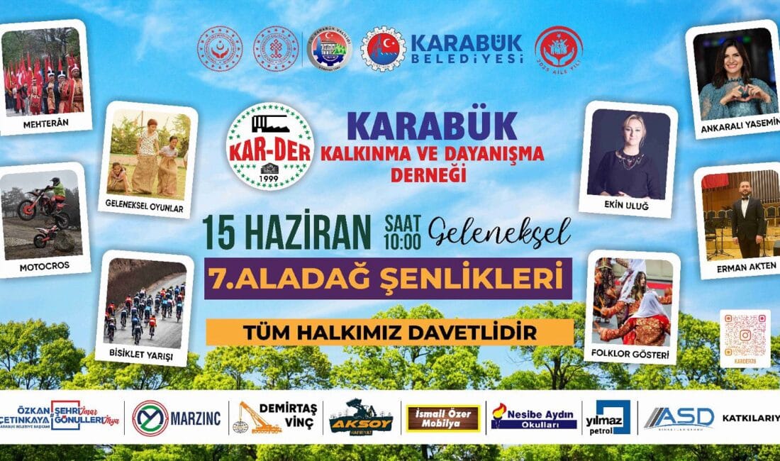 Karabük’te Bayram Coşkusu Şenlikle Taçlanıyor!📍 Aladağ Mesire Alanı |