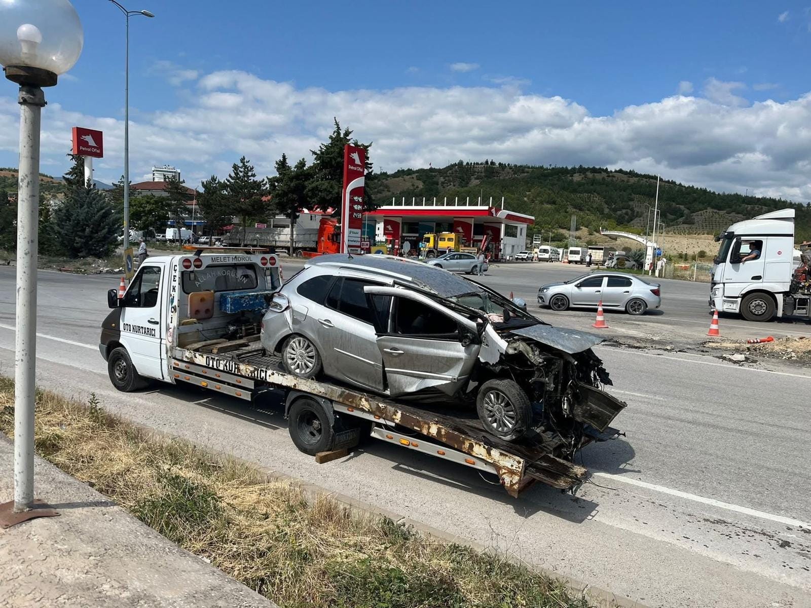 Karabük’te sabah saatlerinde yol çalışması yapılan bölgede meydana gelen trafik