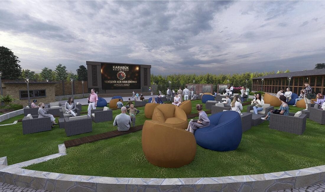 YENİŞEHİR AÇIK HAVA SİNEMASI’NDA RESTORASYON BAŞLADI Karabük Belediyesi, kentin hafızasında önemli bir yere sahip olan Yenişehir