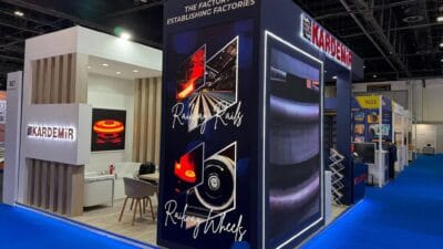 Kardemir, Middle East Rail 2025 Fuarı’nda Üretim Kabiliyetlerini Tanıttı. 