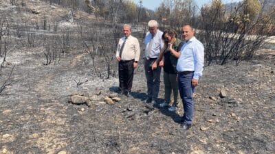Karabük’te 23 Temmuz’da başlayan orman yangınlarıyla mücadele devam ederken, bölgenin
