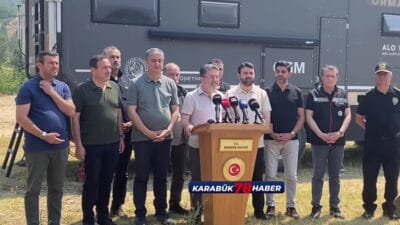Karabük’ün Ovacık ve Safranbolu ilçelerinde 23 Temmuz’da başlayan orman yangınları