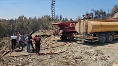 Karabük Valiliği, 23 Temmuz'dan bu yana devam eden orman yangınlarına