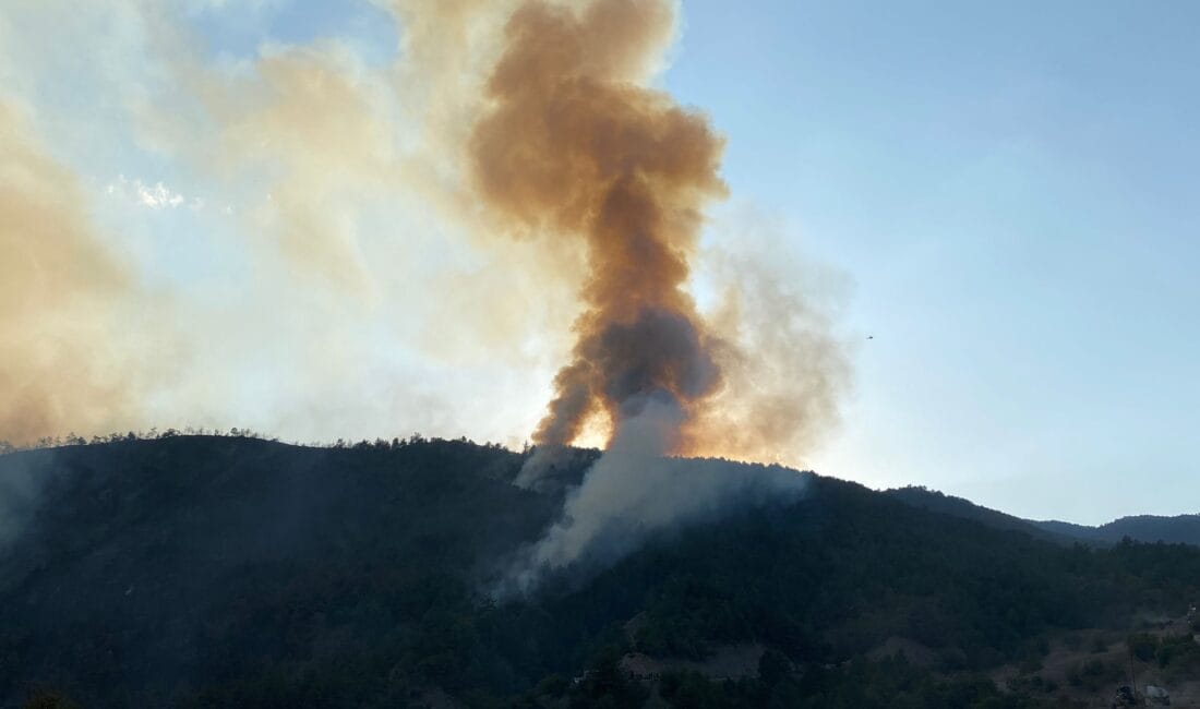 KARABÜK ORMANLARINDA ALEVLER YENİDEN YÜKSELİYOR KARABÜK ORMANLARINDA ALEVLER YENİDEN YÜKSELİYOR
