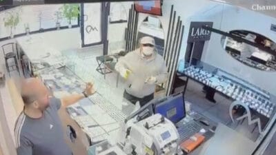 Karabük’te boncuk tabanca ile kuyumcu soymaya çalışan M.G. gözaltına alındı.