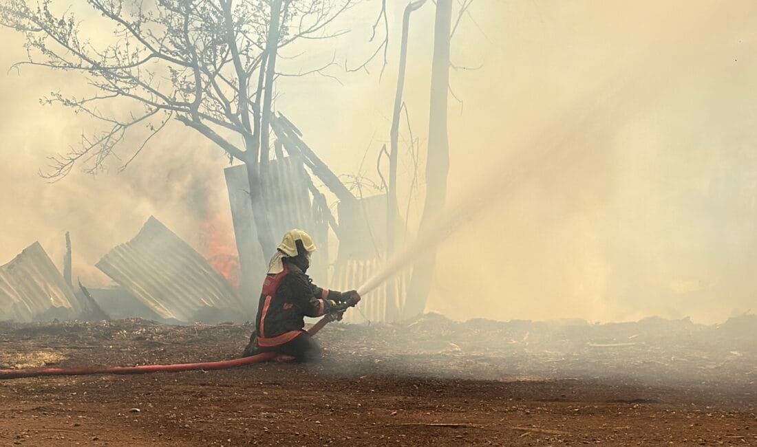 Karabük’ün Safranbolu ilçesinde, Barış Mahallesi’nde bulunan bir kereste fabrikasında saat