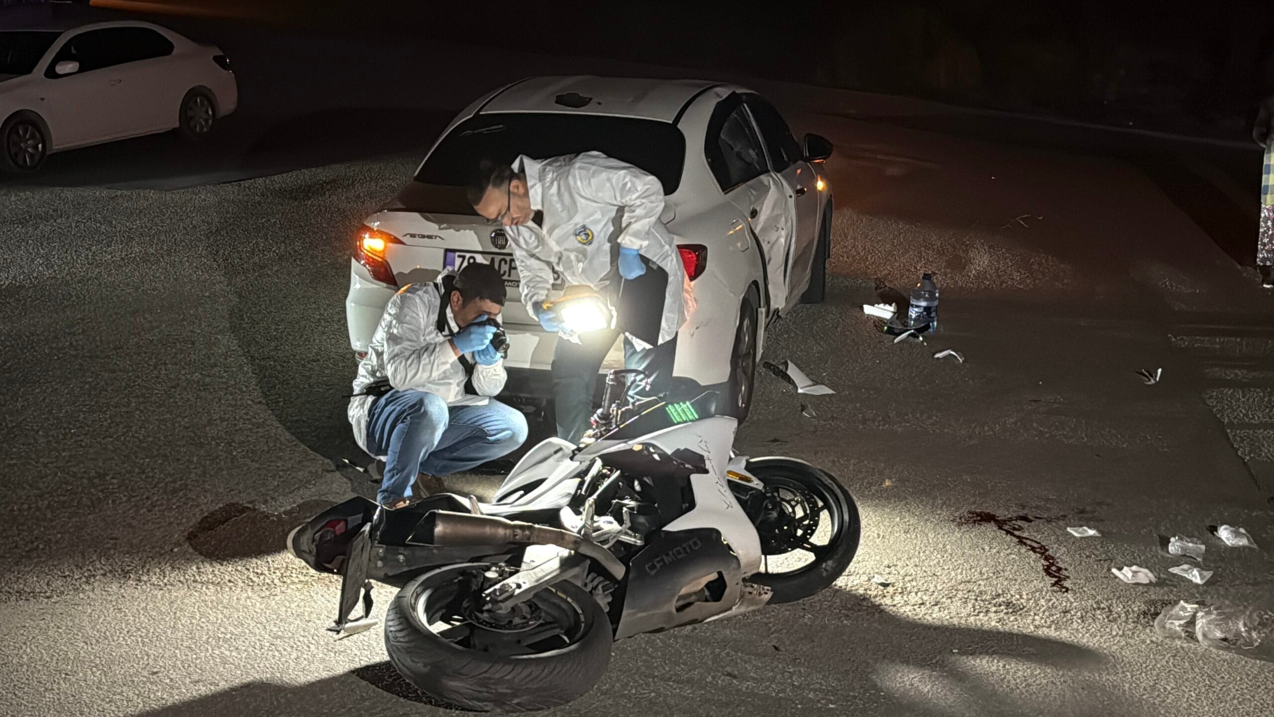 Karabük’ün 100. Yıl Mahallesi’nde polisin “dur” ihtarına uymayarak kaçan motosikletli,