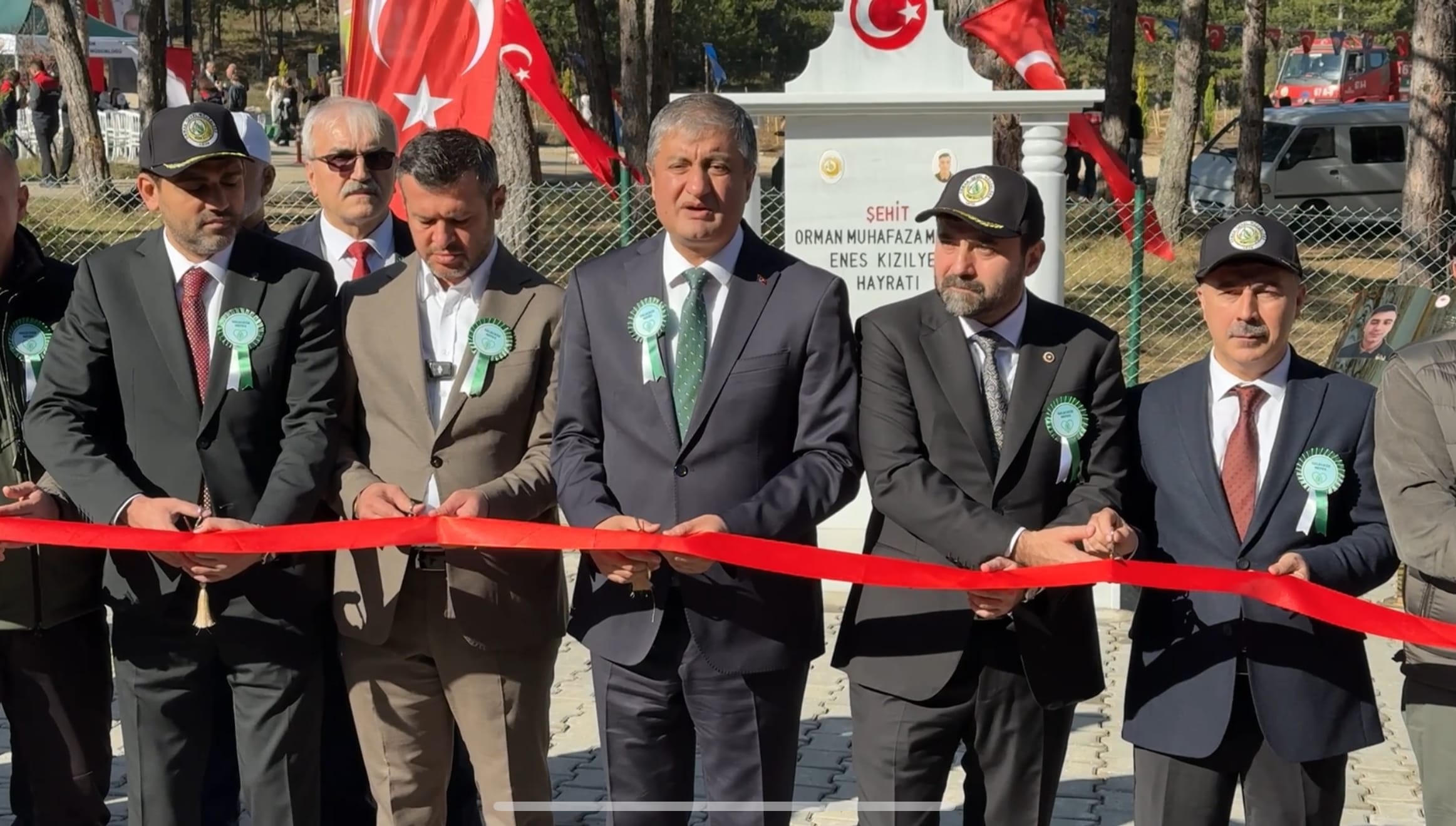 Şehit orman muhafaza memuru Kızılyer, adına memleketi Karabük’te çeşme açıldı