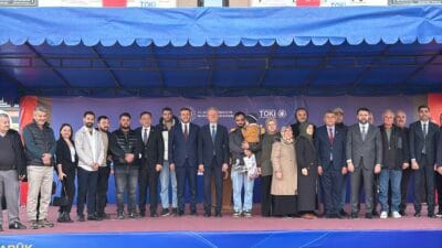 Toplu Konut İdaresi Başkanlığı (TOKİ) tarafından Karabük’ün Kartaltepe Mahallesi’nde yapımı