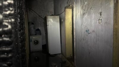 Karabük’te 4 katlı binanın giriş katında çıkan yangın kontrol altına