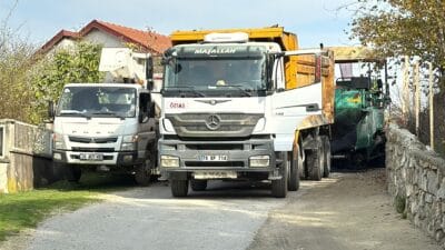Karabük’ün Yenice ilçesinde asfalt çalışması sırasında elektrik akımına kapılan Servet