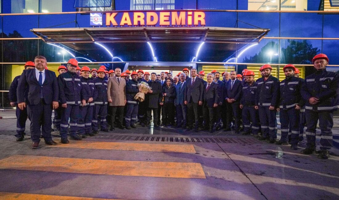 ADALET BAKANI YILMAZ TUNÇ KARDEMİR’İ ZİYARET ETTİ Adalet Bakanı Yılmaz Tunç: “Kardemir, Ülkemiz Sanayisinin Lokomotif Fabrikalarından Biridir”