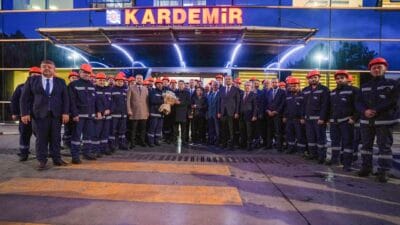 ADALET BAKANI YILMAZ TUNÇ KARDEMİR’İ ZİYARET ETTİ Adalet Bakanı Yılmaz Tunç: “Kardemir, Ülkemiz Sanayisinin Lokomotif Fabrikalarından Biridir”