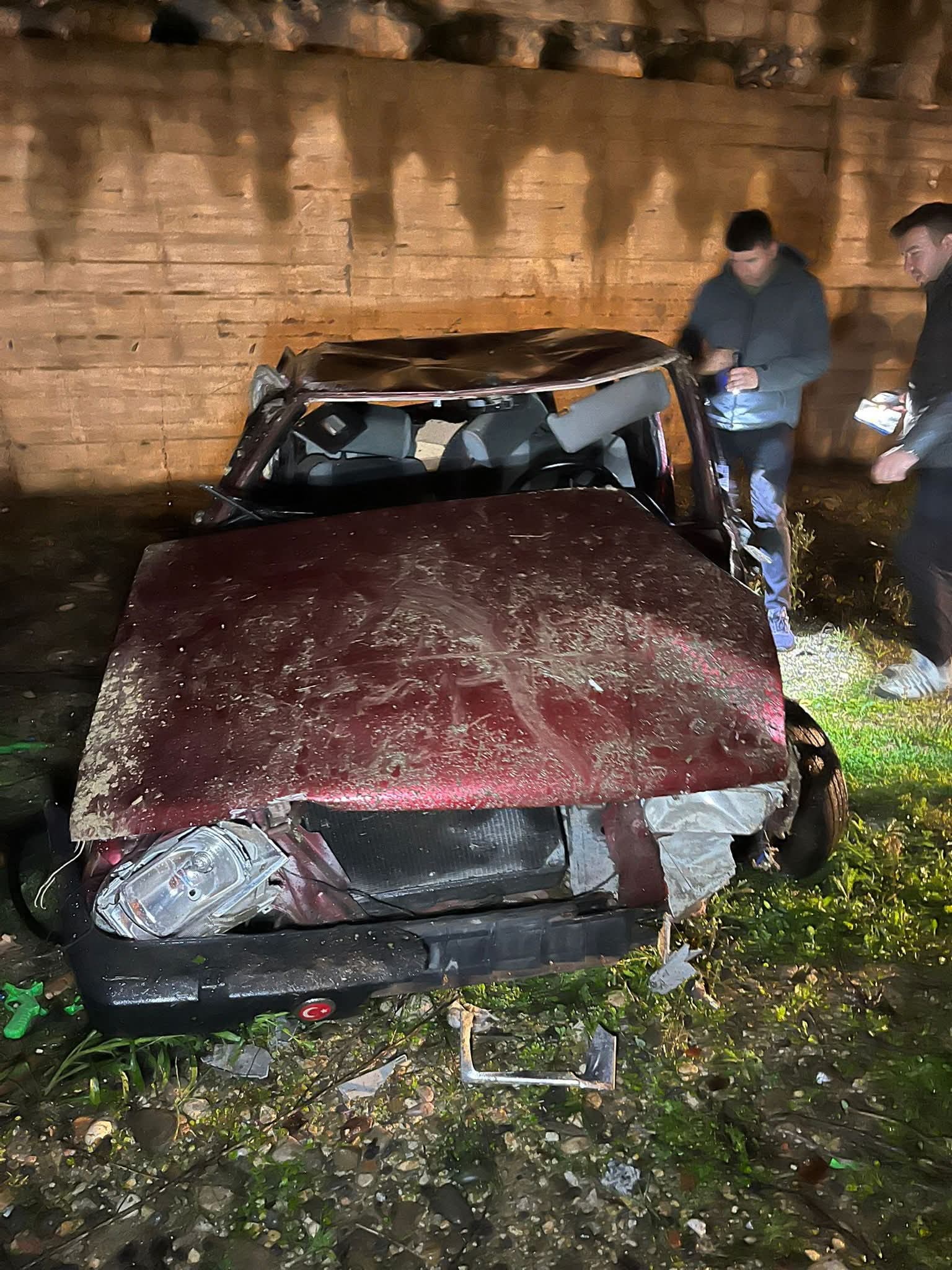 Yenice’de gece saatlerinde yaşanan trafik kazası yürekleri ağza getirdi. Gece