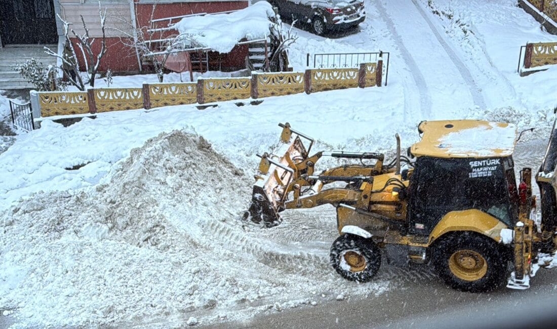 Karabük genelinde etkisini sürdüren yoğun kar yağışı, don ve buzlanma