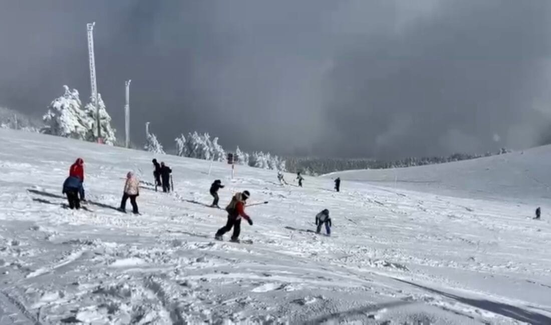 Keltepe Kayak Merkezi, hafta sonu tatilini değerlendirmek isteyen vatandaşların uğrak